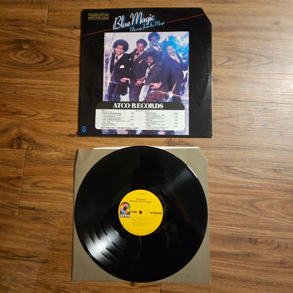 Blue Magic – Message From The Magic 1978 ATCO Records SD‎ 38-104 PROMO VG+ EX/EX